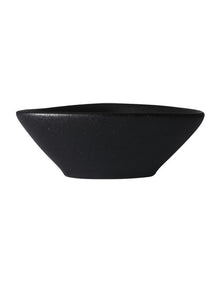 Caviar Triangle Sauce Bowl 10x3.5cm in Black