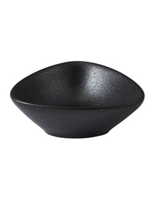 Caviar Triangle Sauce Bowl 10x3.5cm in Black