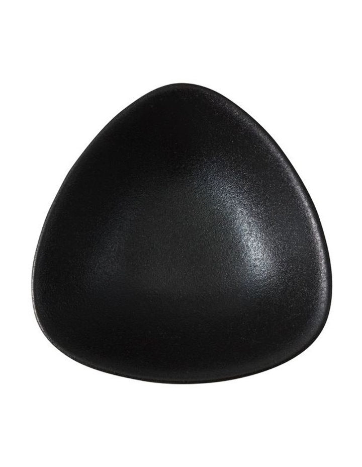 Caviar Triangle Sauce Bowl 10x3.5cm in Black
