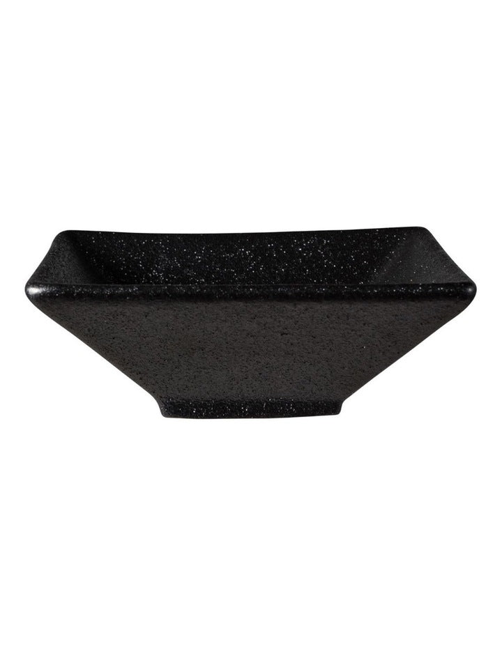 Caviar Square Sauce Bowl 8x3cm in Black