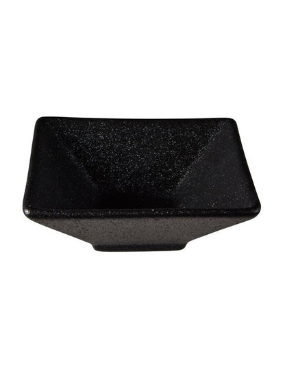 Caviar Square Sauce Bowl 8x3cm in Black