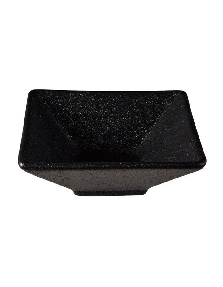 Caviar Square Sauce Bowl 8x3cm in Black