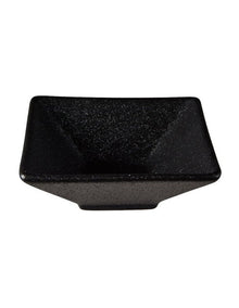 Caviar Square Sauce Bowl 8x3cm in Black