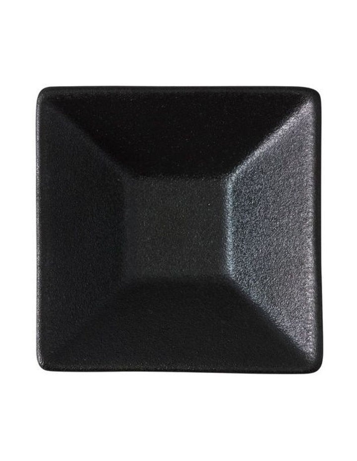 Caviar Square Sauce Bowl 8x3cm in Black