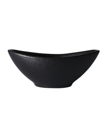 Caviar Oval Sauce Bowl 11x4cm in Black