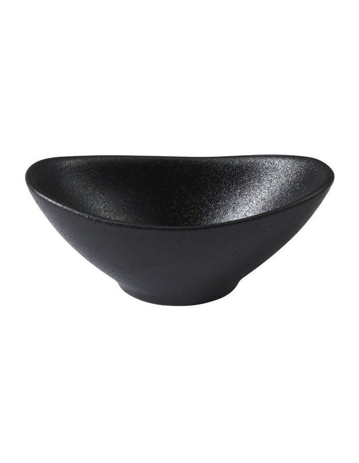 Caviar Oval Sauce Bowl 11x4cm in Black