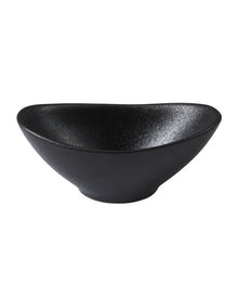 Caviar Oval Sauce Bowl 11x4cm in Black