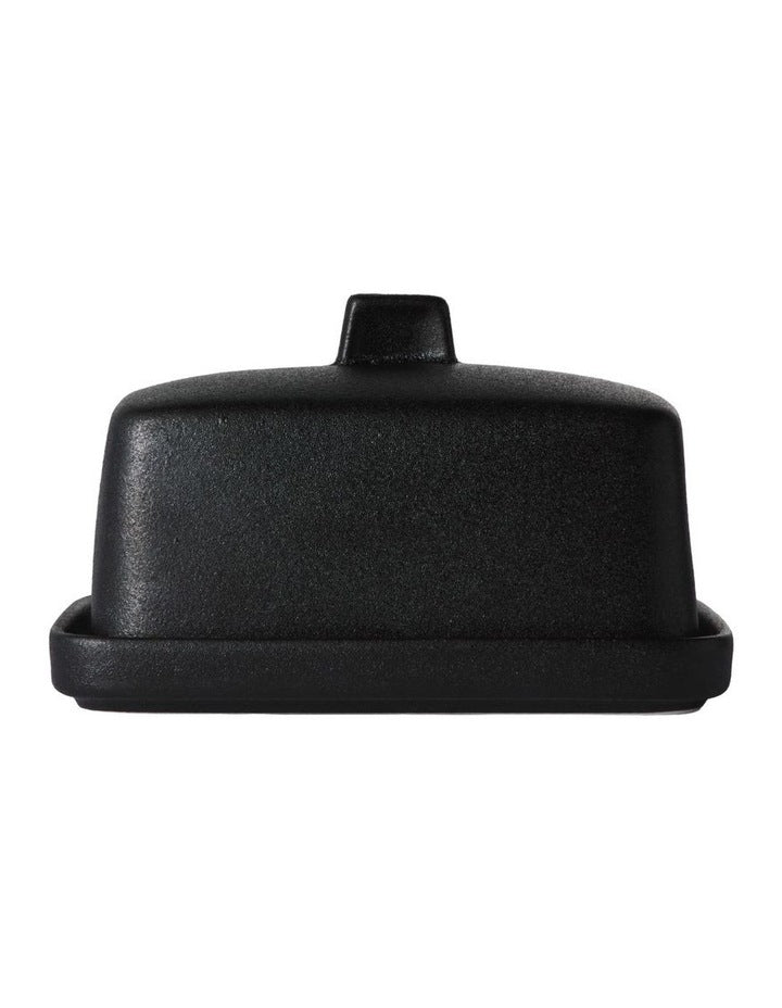 Caviar Butter Dish Gift Boxed in Black