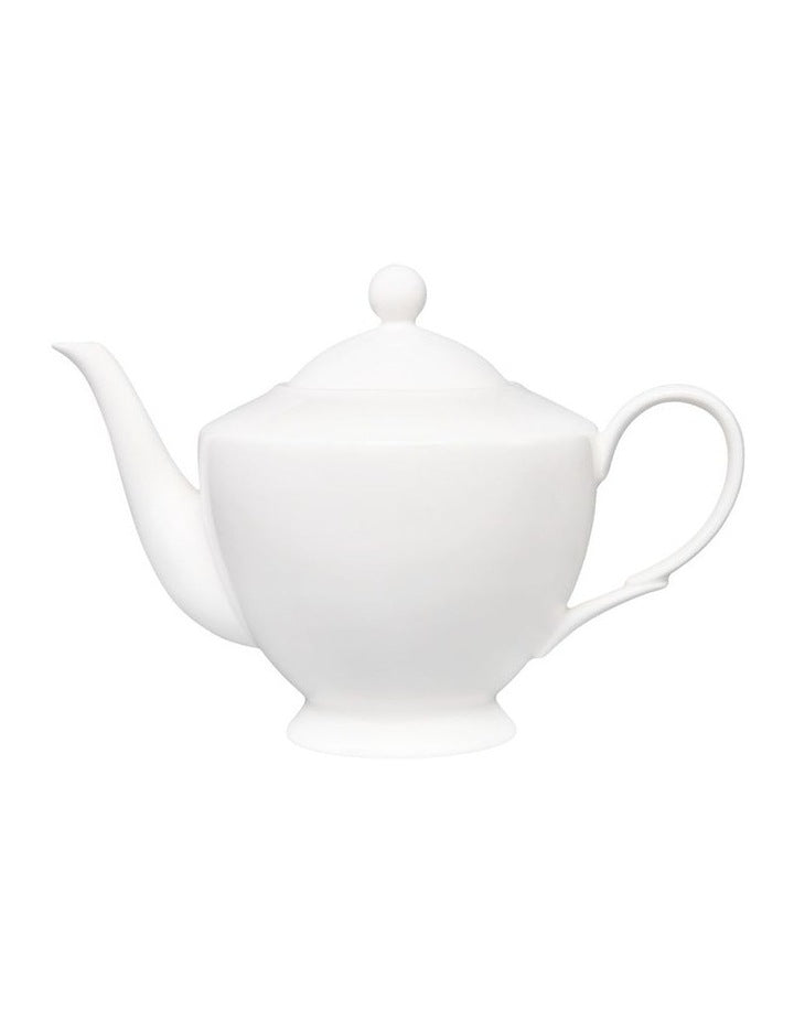Basics Classic Teapot With Infuser 1L in White