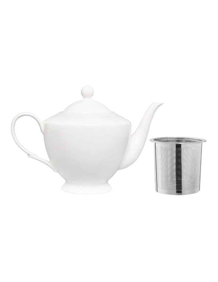 Basics Classic Teapot With Infuser 1L in White