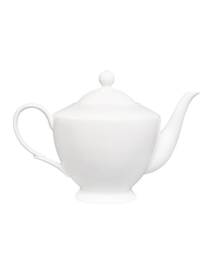 Basics Classic Teapot With Infuser 1L in White