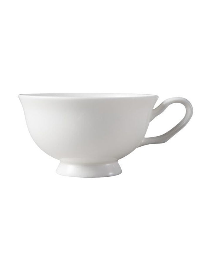 Cashmere Footed Demi Cup And Saucer 90ml in White