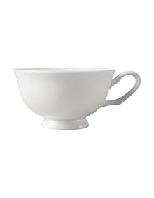 Cashmere Footed Cup And Saucer 200ml in White