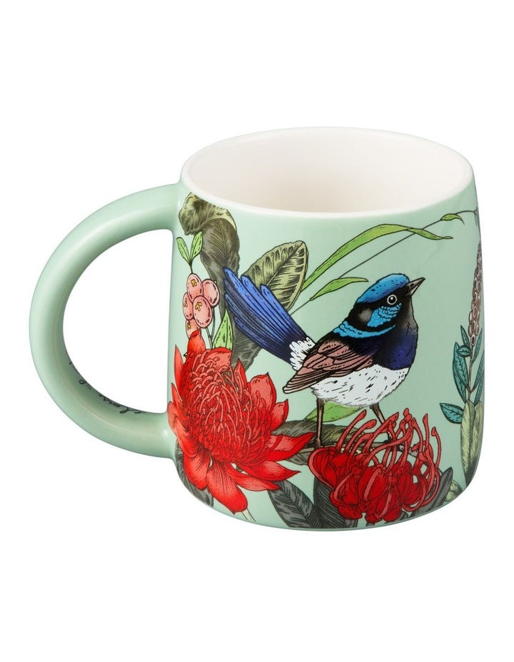 Eloise Short Native Grace Superb Fairy Wren Mug 350ml in Multi