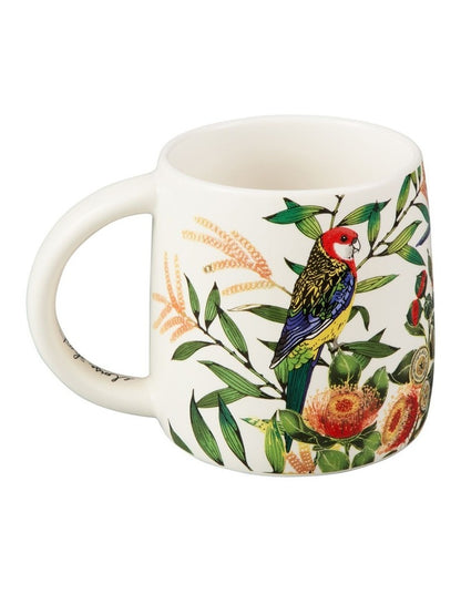 Eloise Short Native Grace Eastern Rosella Mug 350ml in Multi