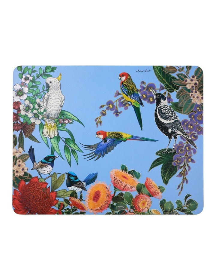 Eloise Short Native Grace Cork Back Placemat 34x26.5cm Set of 4 in Multi