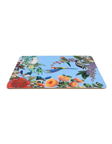 Eloise Short Native Grace Cork Back Placemat 34x26.5cm Set of 4 in Multi