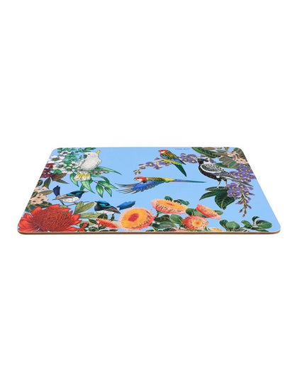 Eloise Short Native Grace Cork Back Placemat 34x26.5cm Set of 4 in Multi