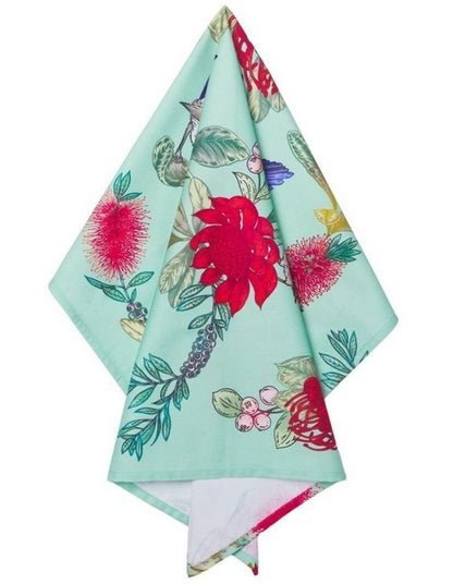 Eloise Short Native Grace Superb Fairy Wren Tea Towel 50x70cm in Multi