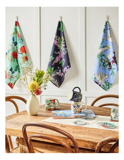 Eloise Short Native Grace Superb Fairy Wren Tea Towel 50x70cm in Multi