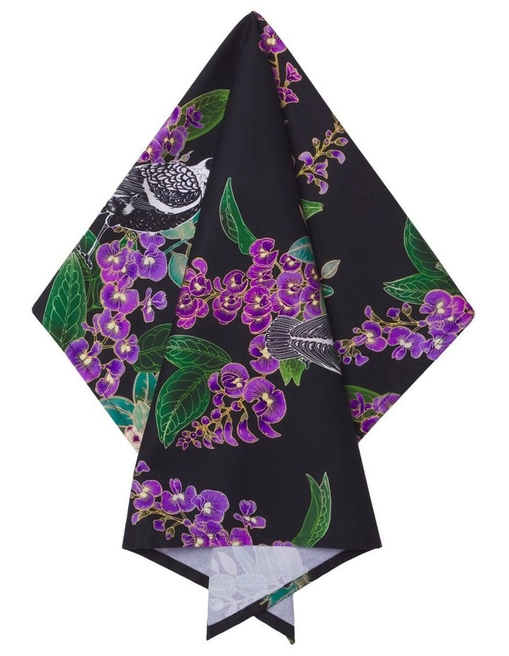 Eloise Short Native Grace Magpie Tea Towel 50x70cm in Multi