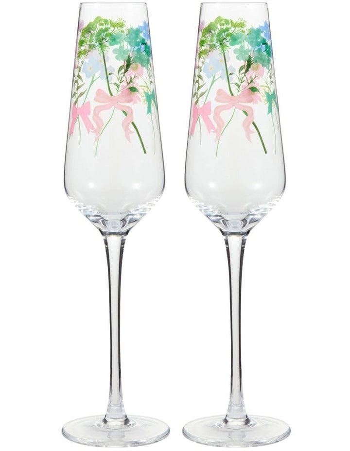 Cherish Prosecco Glass 220ml Set of 2 in Multi