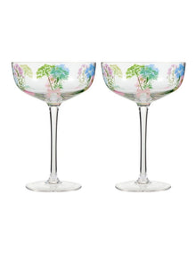 Cherish Coupe Glass 300ml Set of 2 in Multi