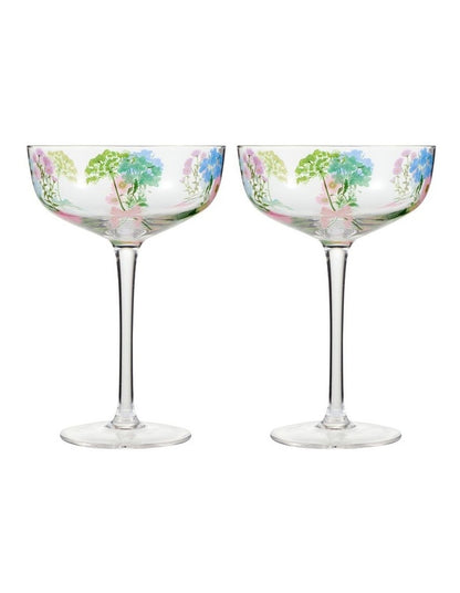 Cherish Coupe Glass 300ml Set of 2 in Multi