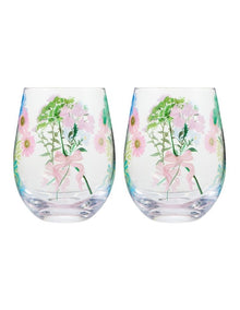 Cherish Stemless Glass 550ml Set of 2 in Multi