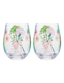 Cherish Stemless Glass 550ml Set of 2 in Multi