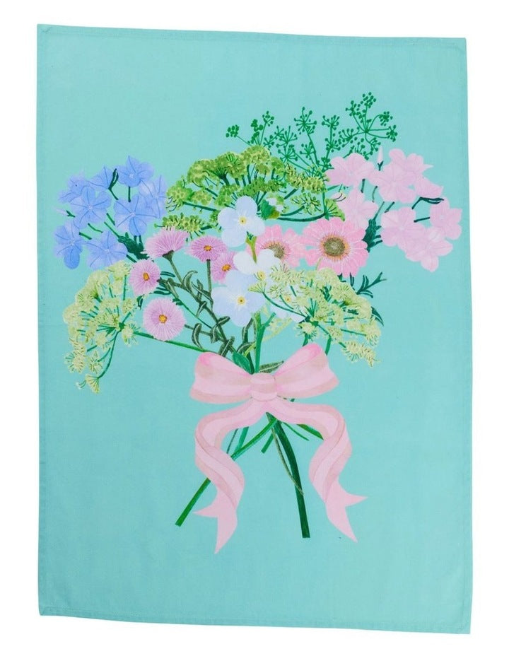 Cherish Tea Towel Set of 2 50x70cm in Multi