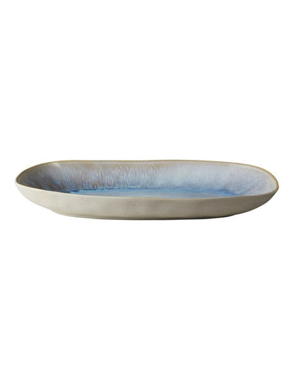 Lunara Oblong Platter 36x21cm in Blue