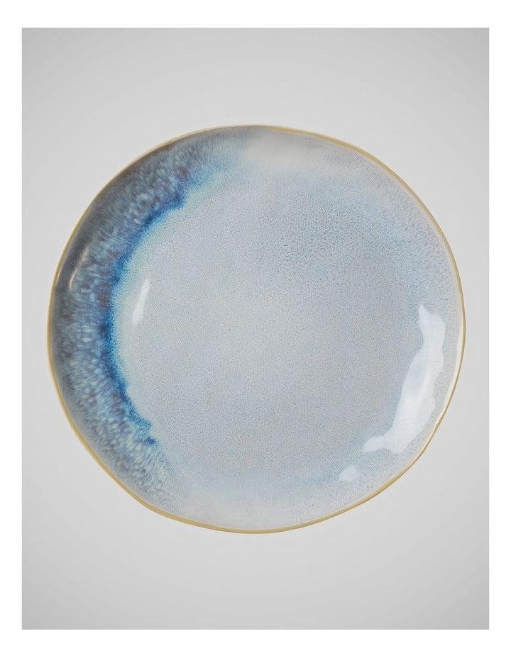 Gift Boxed Lunara Coupe Dinner Set 12 Piece in Blue