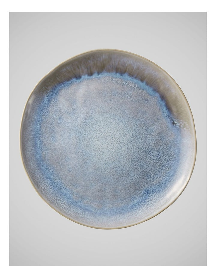 Gift Boxed Lunara Coupe Dinner Set 12 Piece in Blue