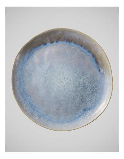 Gift Boxed Lunara Coupe Dinner Set 12 Piece in Blue
