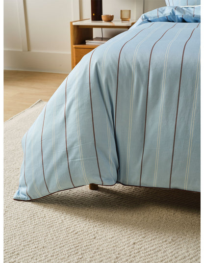 Bellamy Stripe Queen Bed Quilt Cover Set