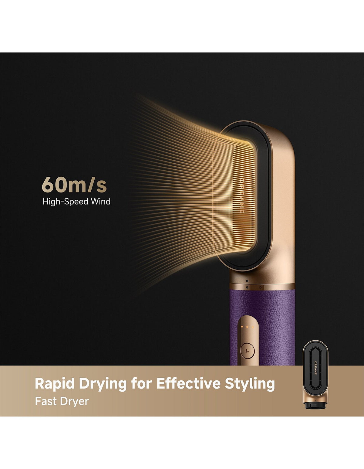 AirStyle Pro Hair Dryer & Styler Purple