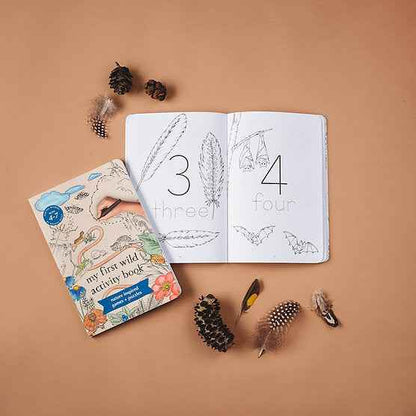 My First Wild Activity Book Nature Inspired Games and Puzzles (Paperback) Interactive Book Art and craft for kids 4yrs+