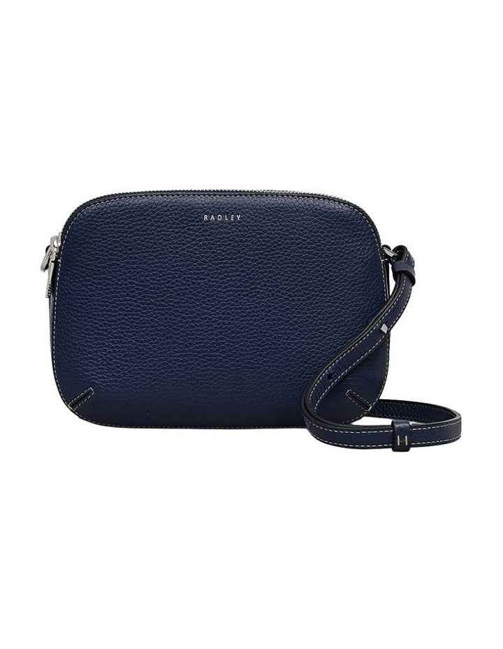 Dukes Place Icon Medium Crossbody Bag in Naval