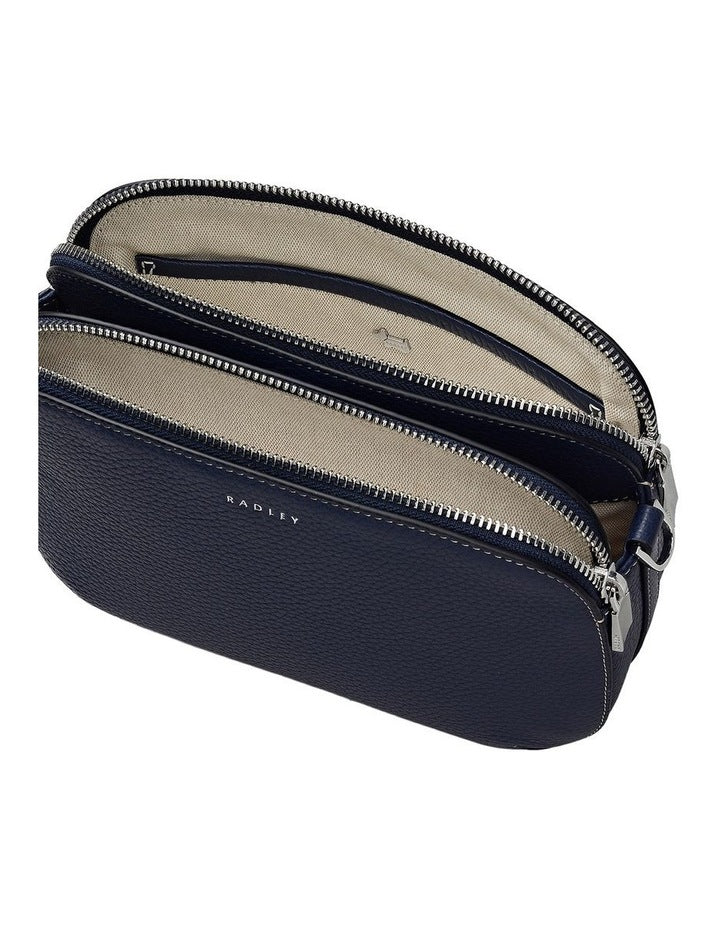 Dukes Place Icon Medium Crossbody Bag in Naval