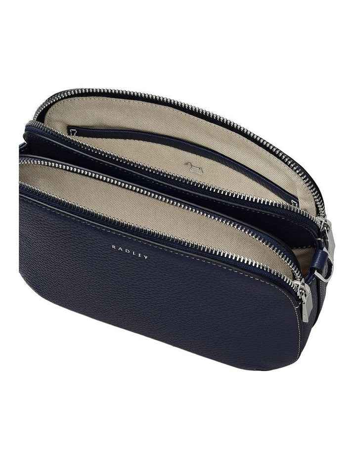 Dukes Place Icon Medium Crossbody Bag in Naval