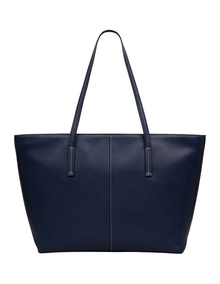 Dukes Place Icon Large Tote Bag in Naval