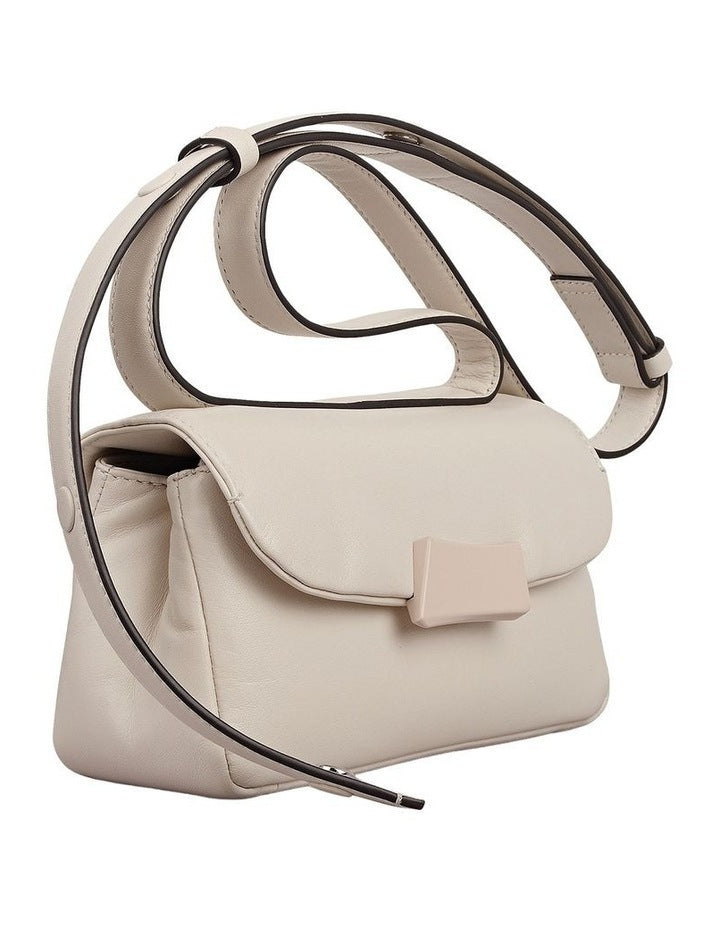 The Belsize Puffy Small Shoulder Bag in Salt