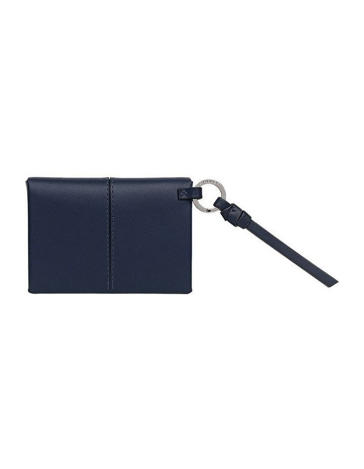 The Connaught Small Credit Card Holder in Naval