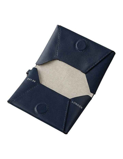 The Connaught Small Credit Card Holder in Naval