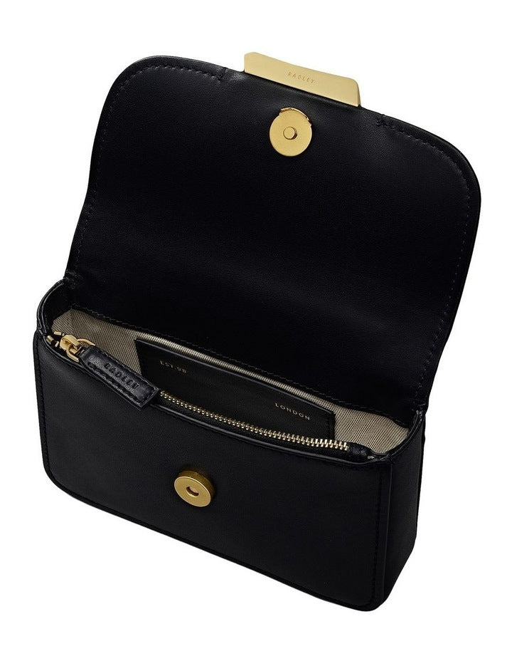 The Belsize Mini Crossbody Bag in Black