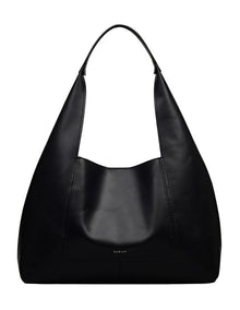 The Maudie Large Shoulder Bag in Black