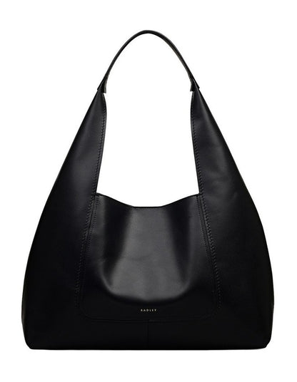 The Maudie Large Shoulder Bag in Black
