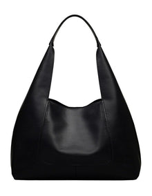 The Maudie Large Shoulder Bag in Black