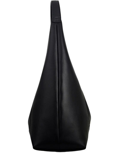 The Maudie Large Shoulder Bag in Black